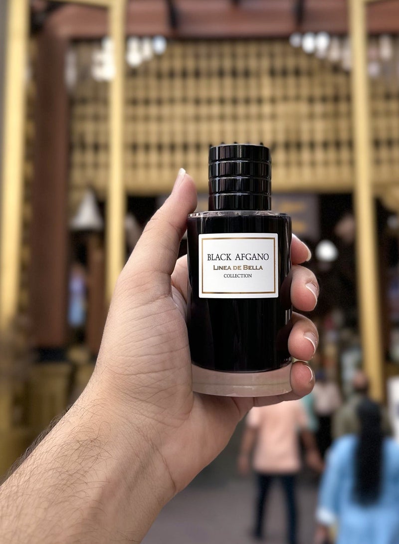 Linea De Bella Long Lasting Perfume Black Afgano Eau De Parfum 100ML | with Oud & Musk Perfume for Men & Women - Image 1